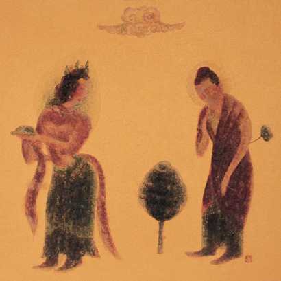 姜伟玲 2004年作 祥云